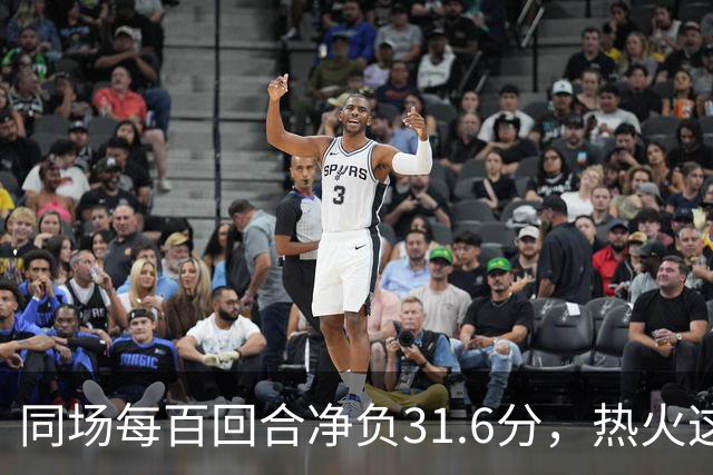 同场每百回合净负31.6分，热火这对组合效果极差